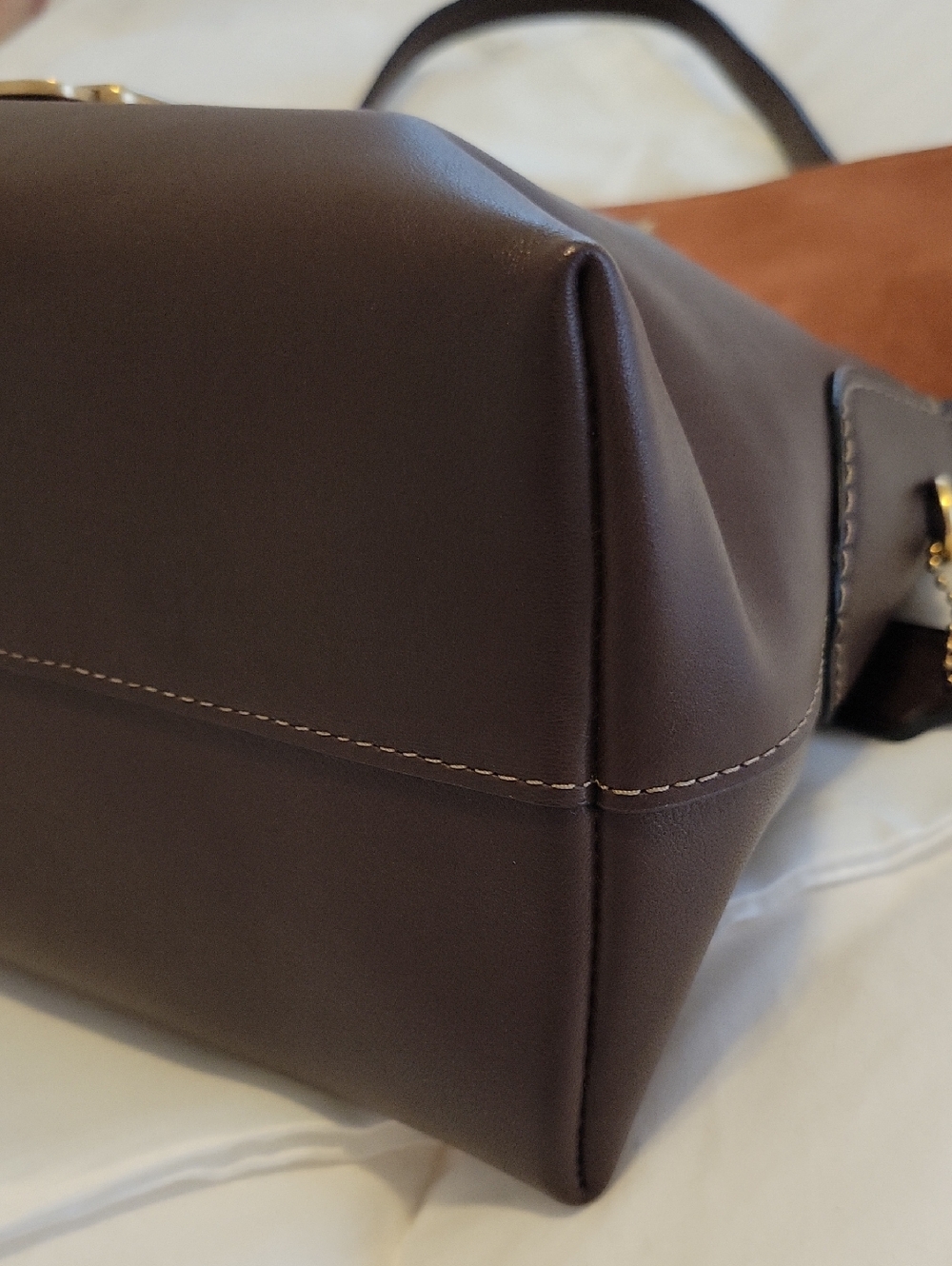 NEW COACH Chelsea 30 in Maple Leather - Picture 9 of 14